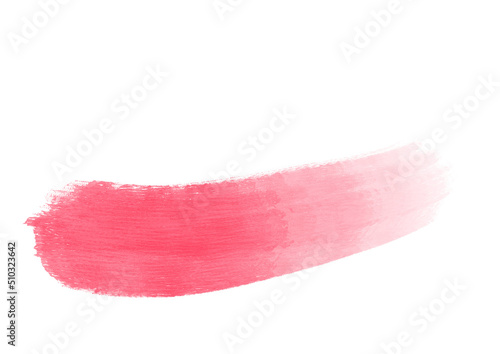 水彩背景 赤パステルカラー一筆書き 透明白背景