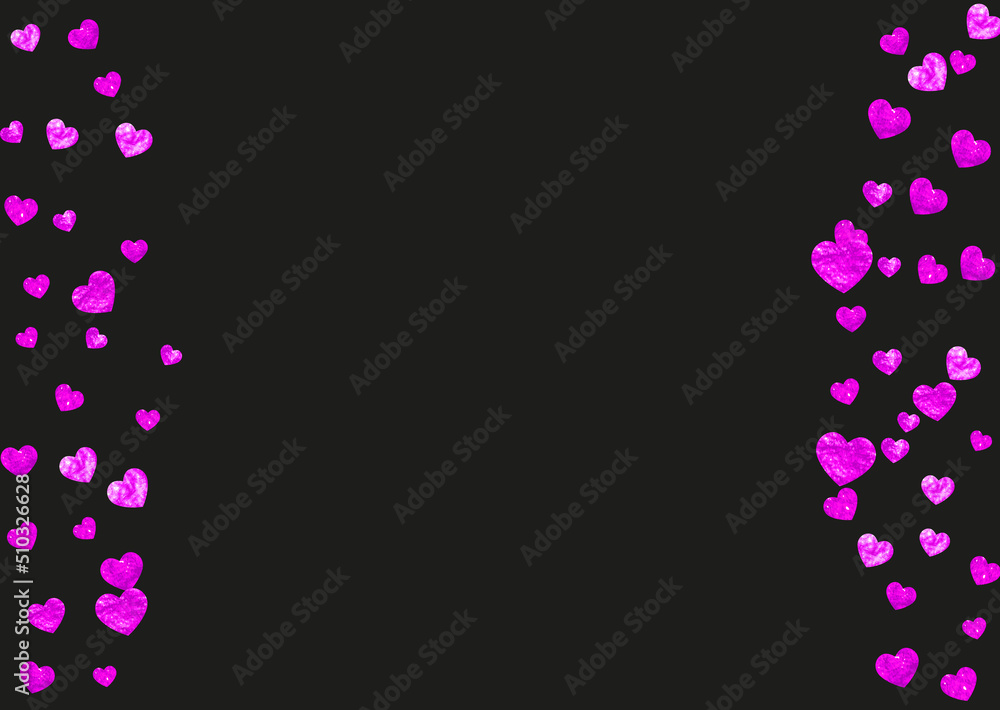 St Valentine Sale Template. Beautiful Concept For Discount. Fash