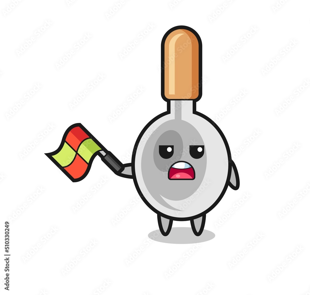 cooking spoon cartoon as the line judge hold the flag up at a 45 degree angle cooking spoon cartoon as the line judge hold the flag up at a 45 degree angle