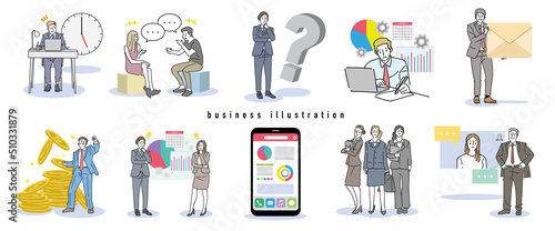 人物おしゃれイラスト素材