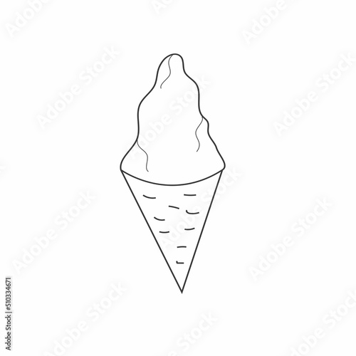 ice cream vector,icon,logo illustration