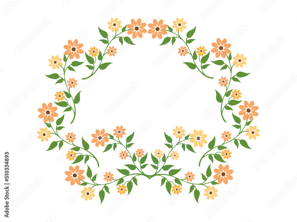 Beautiful Yellow Flowers for Ornaments Vector Designs Beautiful Yellow Flowers for Ornaments Vector Designs
