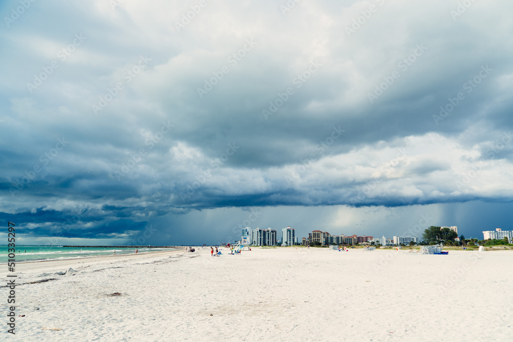 Thunderstorm cloud on a beach
Thunderstorm cloud on a beach