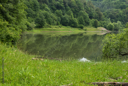 Beautiful lake not far from Majdanpek. Veliki Zaton. photo