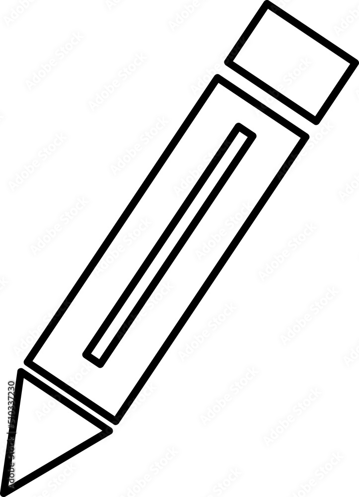 pencil icon. sign design line art on white background..eps pencil icon. sign design line art on white background..eps