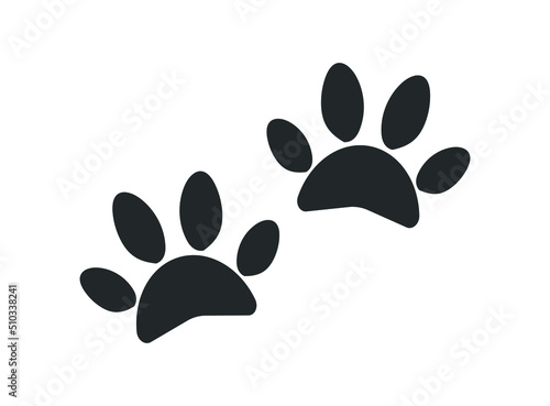 Paw icon vector. Paw Print icon