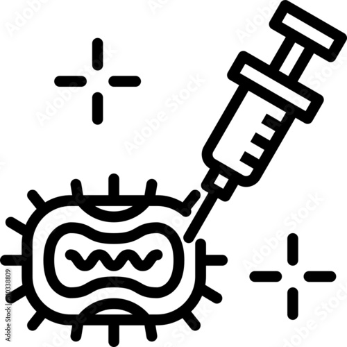 monkeypox vaccine outline icon