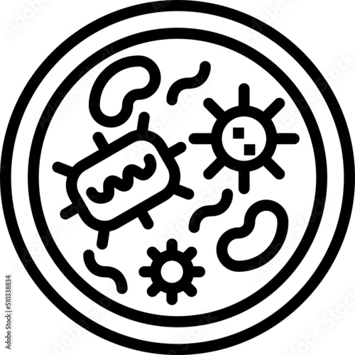 pathogen outline icon