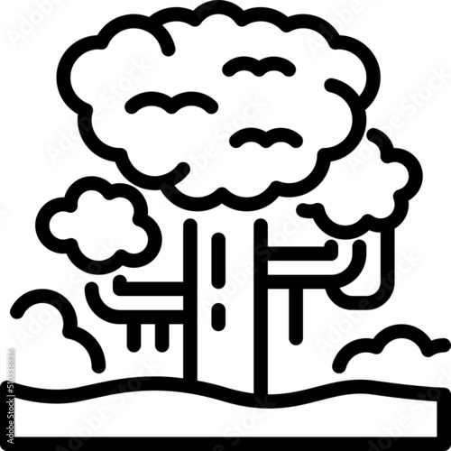 rainforest outline icon