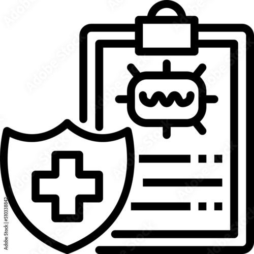insurance outline icon