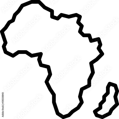 africa outline icon