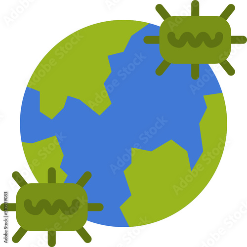outbreak flat icon