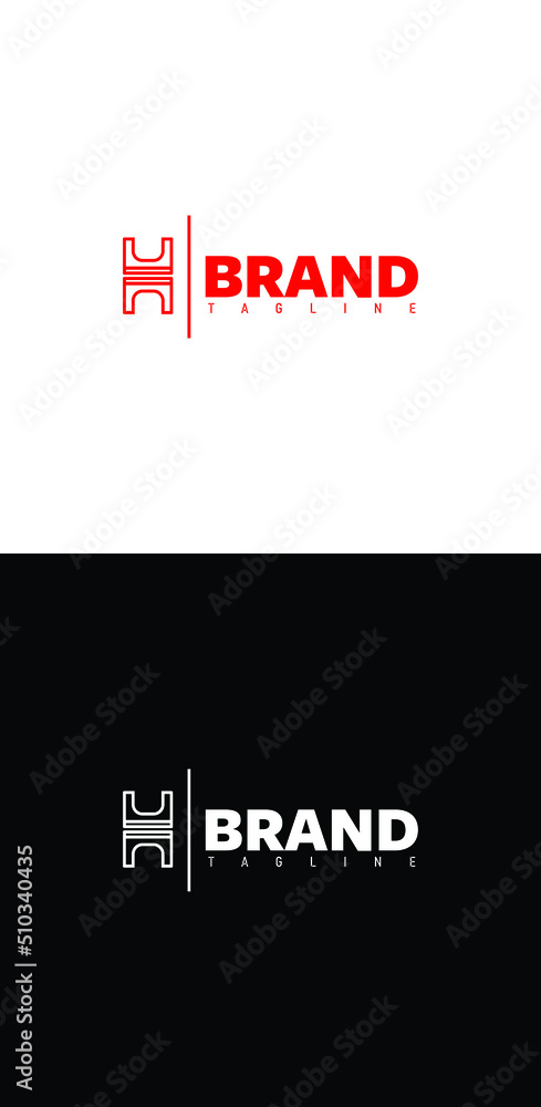 initial H skateboarding ramp Logo. letter H with obstacle skateboard combination. usable for streetwear logo, finance,company logos