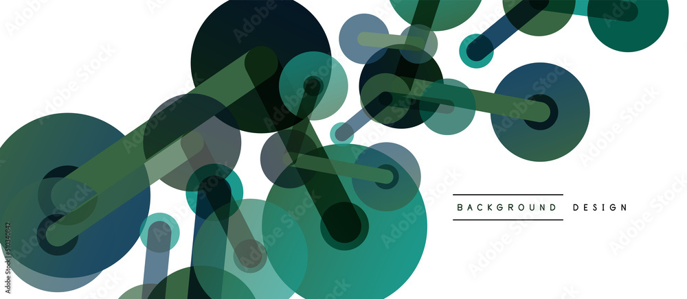 Abstract background. Round dots connected by lines. Trendy techno business template for wallpaper, banner, background or landing Abstract background. Round dots connected by lines. Trendy techno business template for wallpaper, banner, background or landing