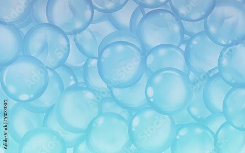blue bubbles background
