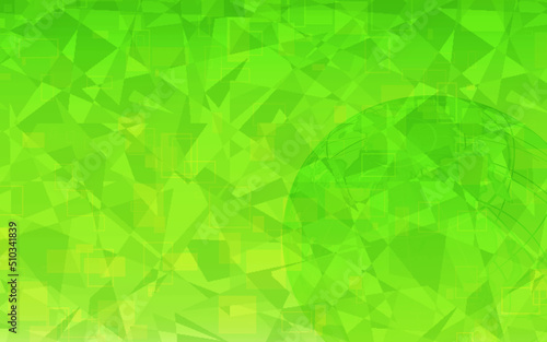 green background