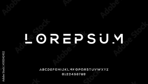 Lorepsum, Bold and Strong Text Types Uppercase Alphabet Font Vector.