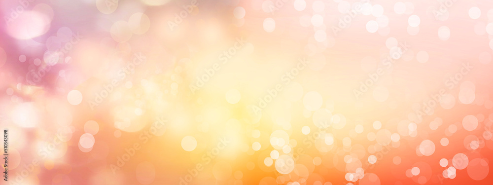 abstract bokeh background Orange and pink