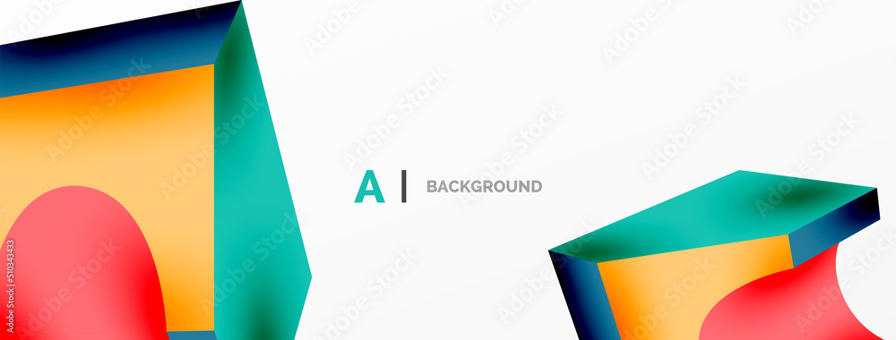 Abstract background - 3d abstract shape. Wallpaper for concept of AI technology, blockchain, communication, 5G, science, business Abstract background - 3d abstract shape. Wallpaper for concept of AI technology, blockchain, communication, 5G, science, business