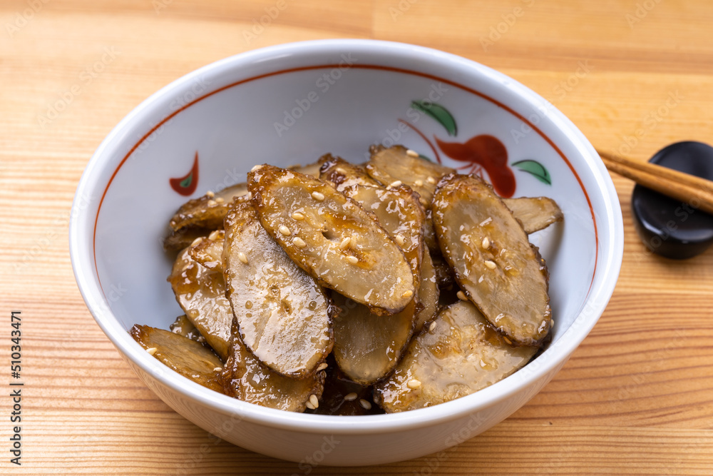 ごぼうの甘辛炒め ごぼうの甘辛炒め