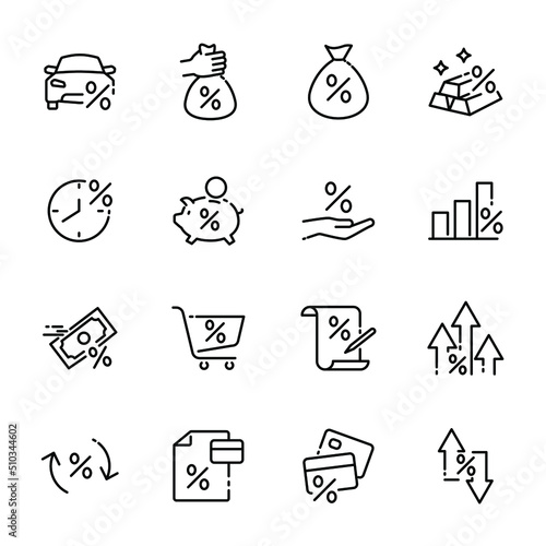 investment icons set ,vector eps10