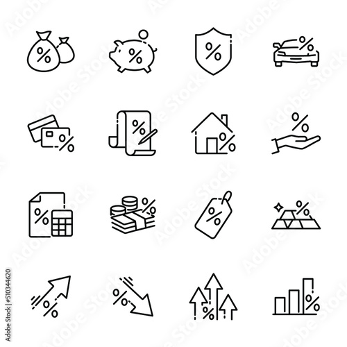 investment icons set ,vector eps10