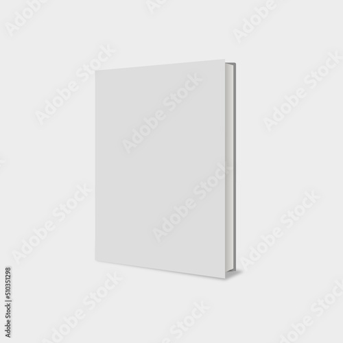 Book Cover Blank Mockup. Book Cover 3D Rendering. Cover Mockup for Magazine or Notebook