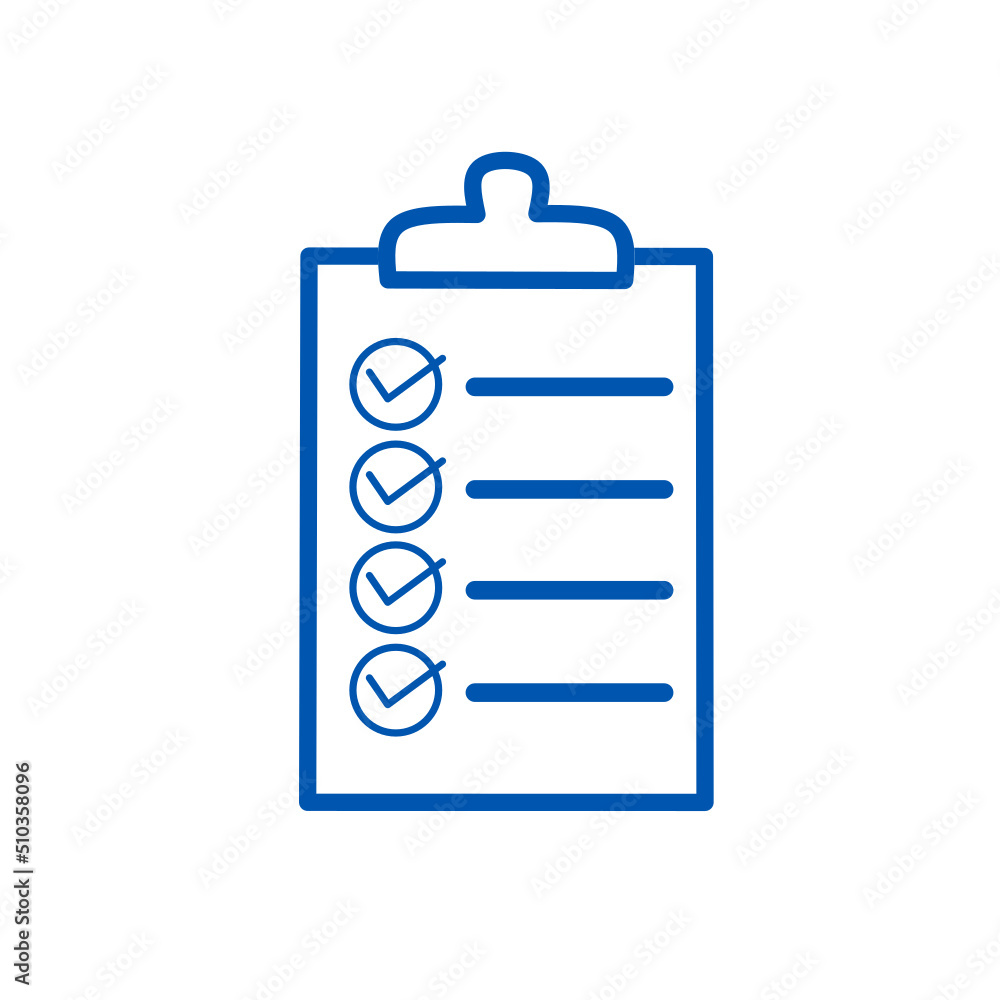 clipboard with checklist with simple design clipboard with checklist with simple design
