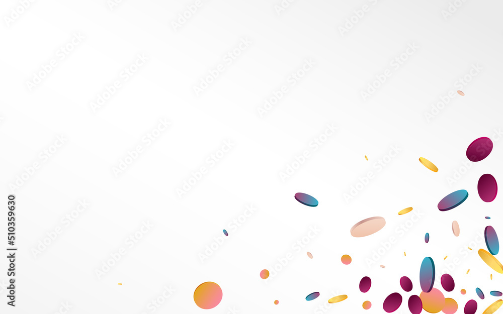 Rainbow Round Fun Grey Background. Unicorn Effect Rainbow Round Fun Grey Background. Unicorn Effect