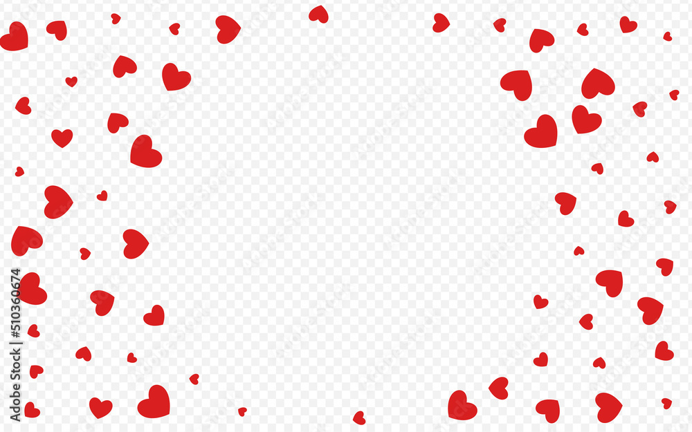 Burgundy Heart Vector Transparent Backgound.