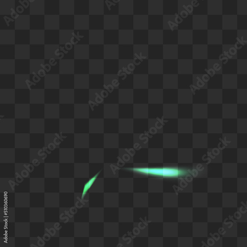 Gradient Tinsel Vector Transparent Background.