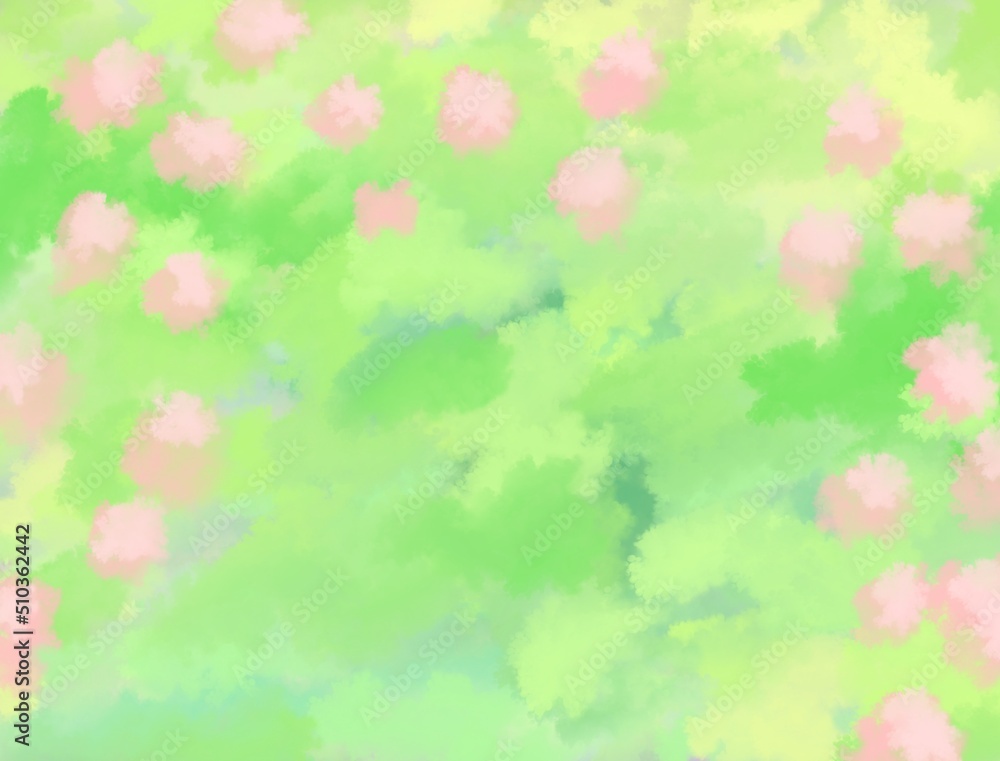 緑と花のアーチ 抽象背景 壁紙 緑と花のアーチ 抽象背景 壁紙