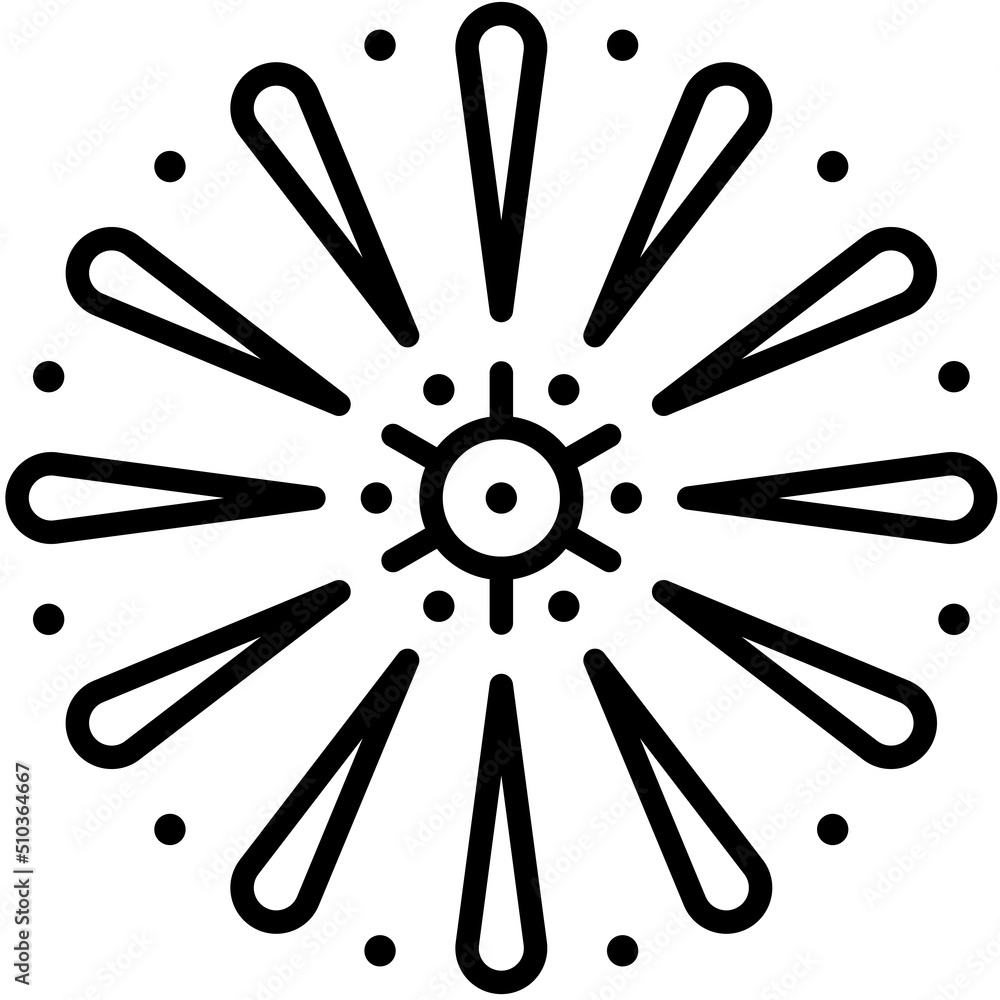 Firework icon, Fourth of July related vector Firework icon, Fourth of July related vector