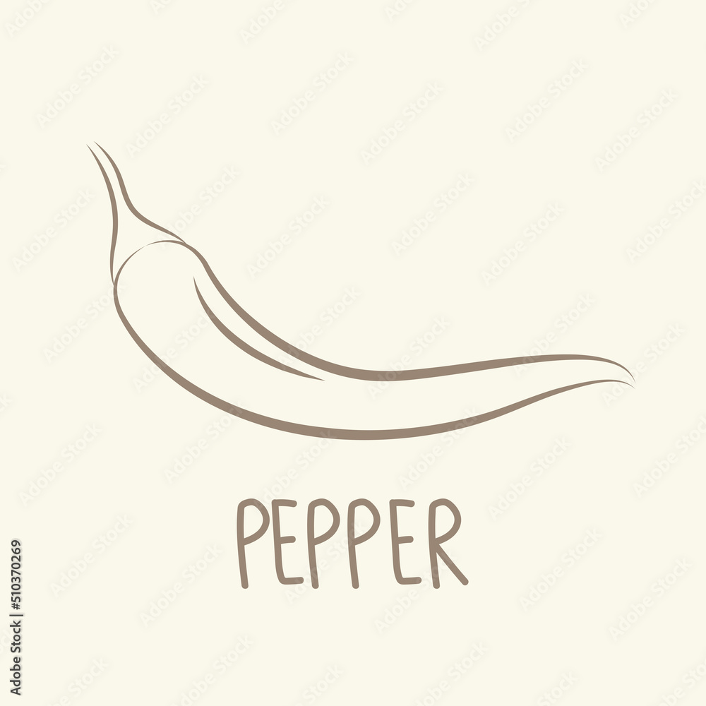 Chilli vector. Pepper logo design. Chilli doodle symbol. Chilli vector. Pepper logo design. Chilli doodle symbol.