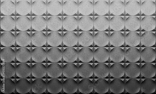 3d seamless geometric background. 3d render background. architecture concrete texture