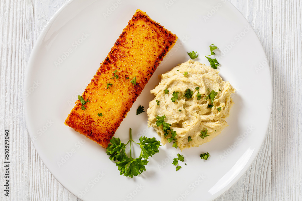 creamed salt cod fluffy pate with toasted polenta creamed salt cod fluffy pate with toasted polenta