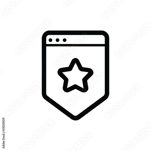 Bookmark or favorite  starred icon