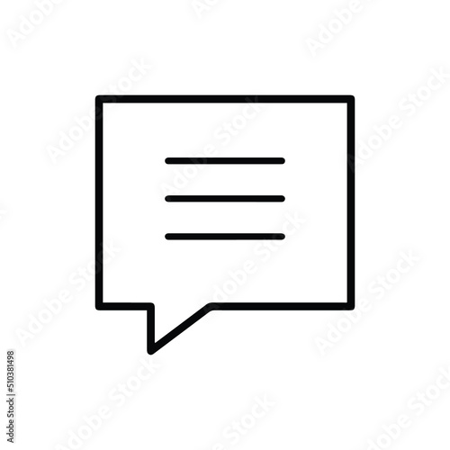 Comment Box or chat icon