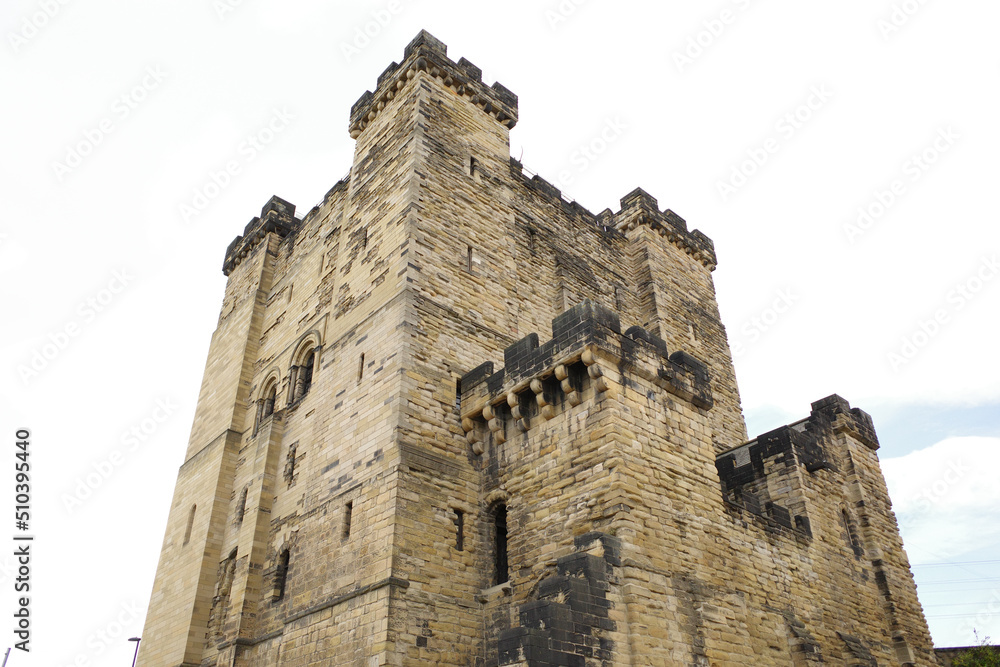 Newcastle upon Tyne UK: 2nd Aug 2020: Newcastle Castle exterior
