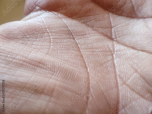 Foto Macro human skin texture