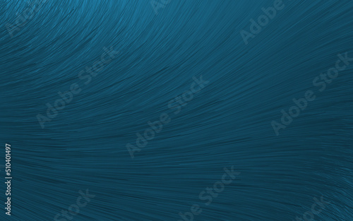 Blue abstract brush background. Modern fiber texture
