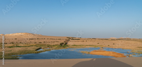 water spot in the Western desert, in Siwa Egypt