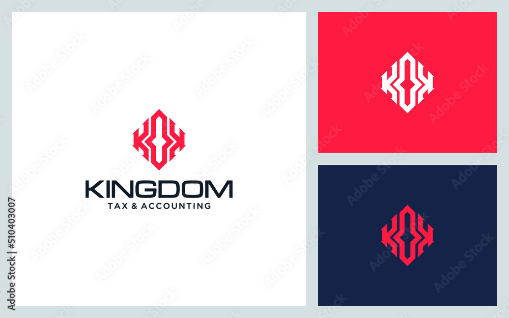 modern k logo unique design modern k logo unique design