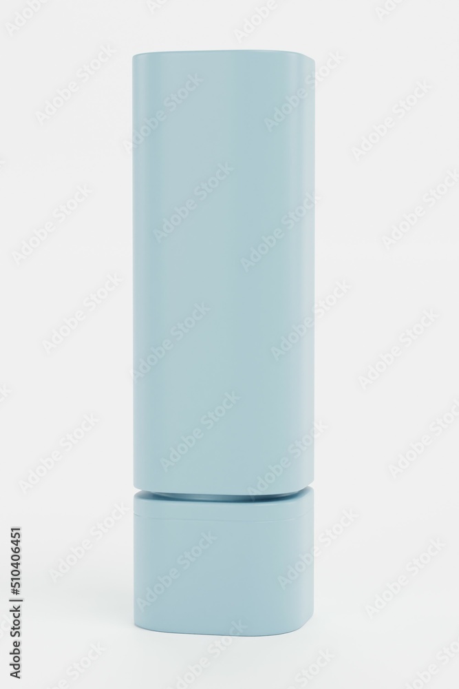 Realistic 3D Render of Lip Balm