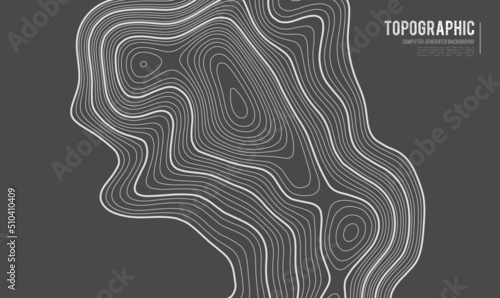 Grey contours vector topography. Geographic mountain topography vector illustration. Topographic pattern texture. Map on land vector terrain. Elevation graphic contour height lines. Topographic map