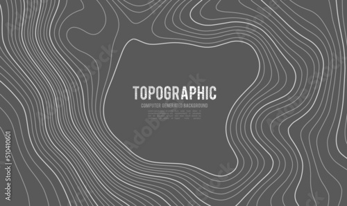 Grey contours vector topography. Geographic mountain topography vector illustration. Topographic pattern texture. Map on land vector terrain. Elevation graphic contour height lines. Topographic map