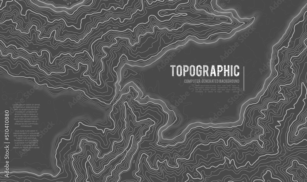 Grey contours vector topography. Geographic mountain topography vector illustration. Topographic pattern texture. Map on land vector terrain. Elevation graphic contour height lines. Topographic map Grey contours vector topography. Geographic mountain topography vector illustration. Topographic pattern texture. Map on land vector terrain. Elevation graphic contour height lines. Topographic map