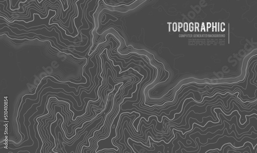 Grey contours vector topography. Geographic mountain topography vector illustration. Topographic pattern texture. Map on land vector terrain. Elevation graphic contour height lines. Topographic map