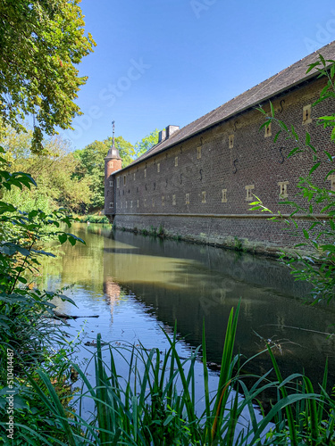 View of Burgau Castle in Duren Germany