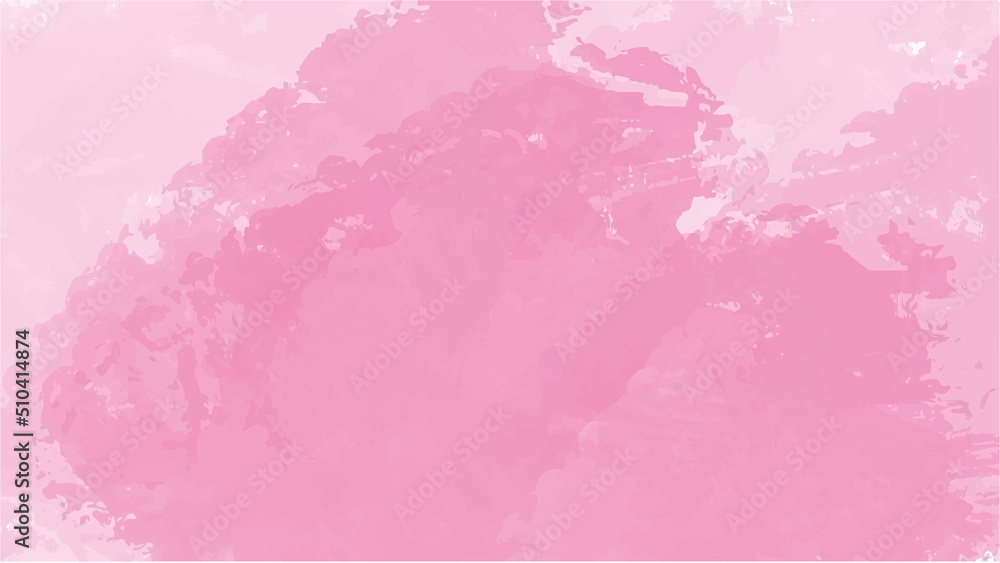 Obraz premium Pink watercolor background for your design, watercolor background concept, vector.